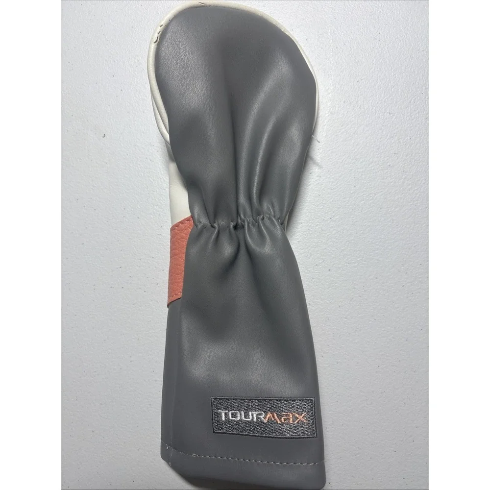 New Tourmax Tmaxx 4H Hybrid Head Cover Gray White Burnt Orange Free Shipping